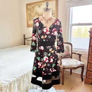 Y2K fits like a medium black christmas dress